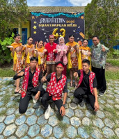 Foto Bersama Penari dan Pemusik Acara Perpisahan Kelas XII 2026